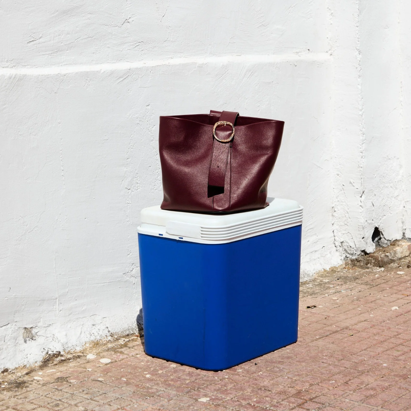 JIMENAS bolso le carré vino - Imagen 3