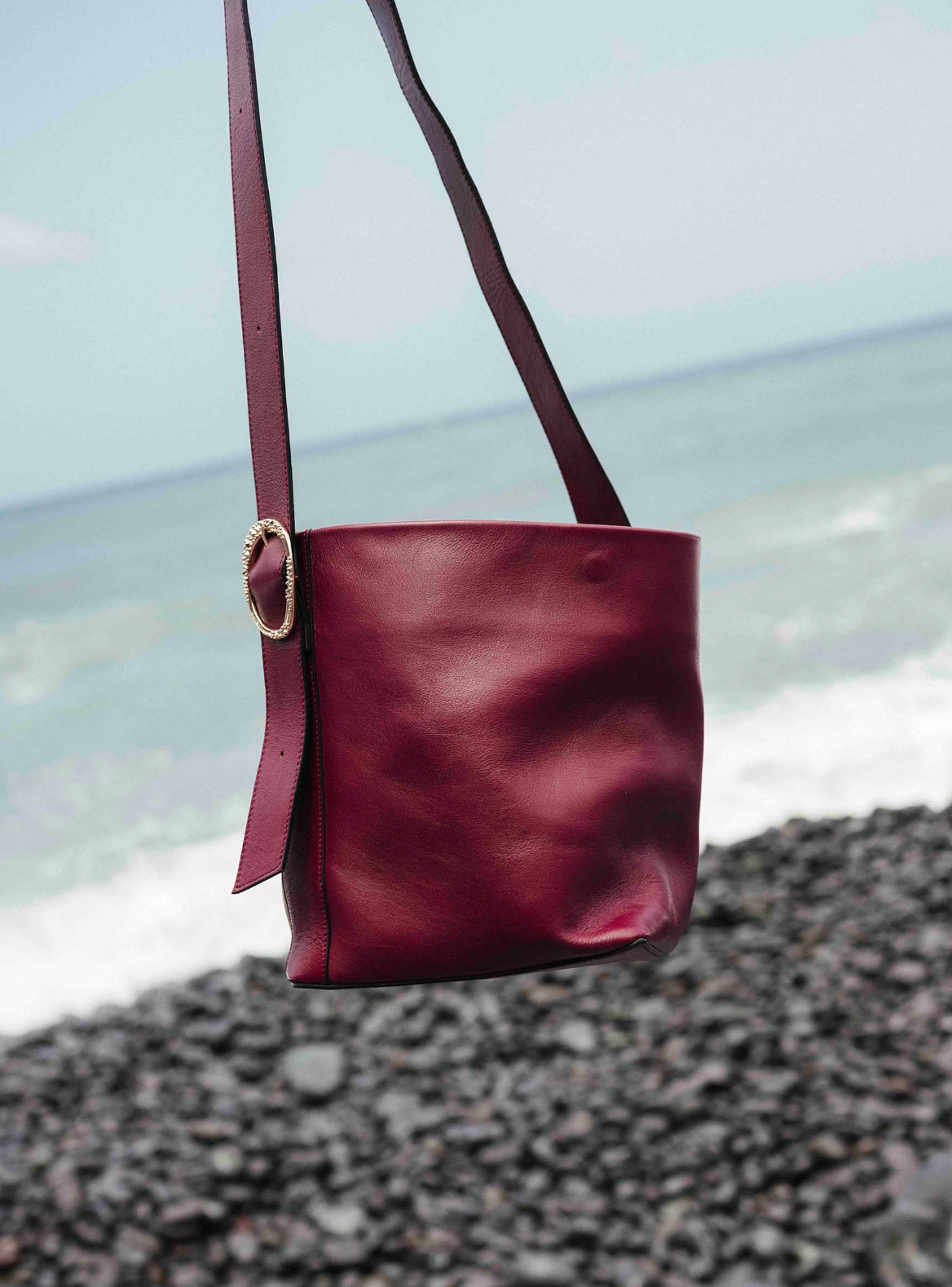 JIMENAS bolso le carré vino - Imagen 4