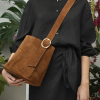 JIMENAS bolso le carré serraje cognac - Imagen 3