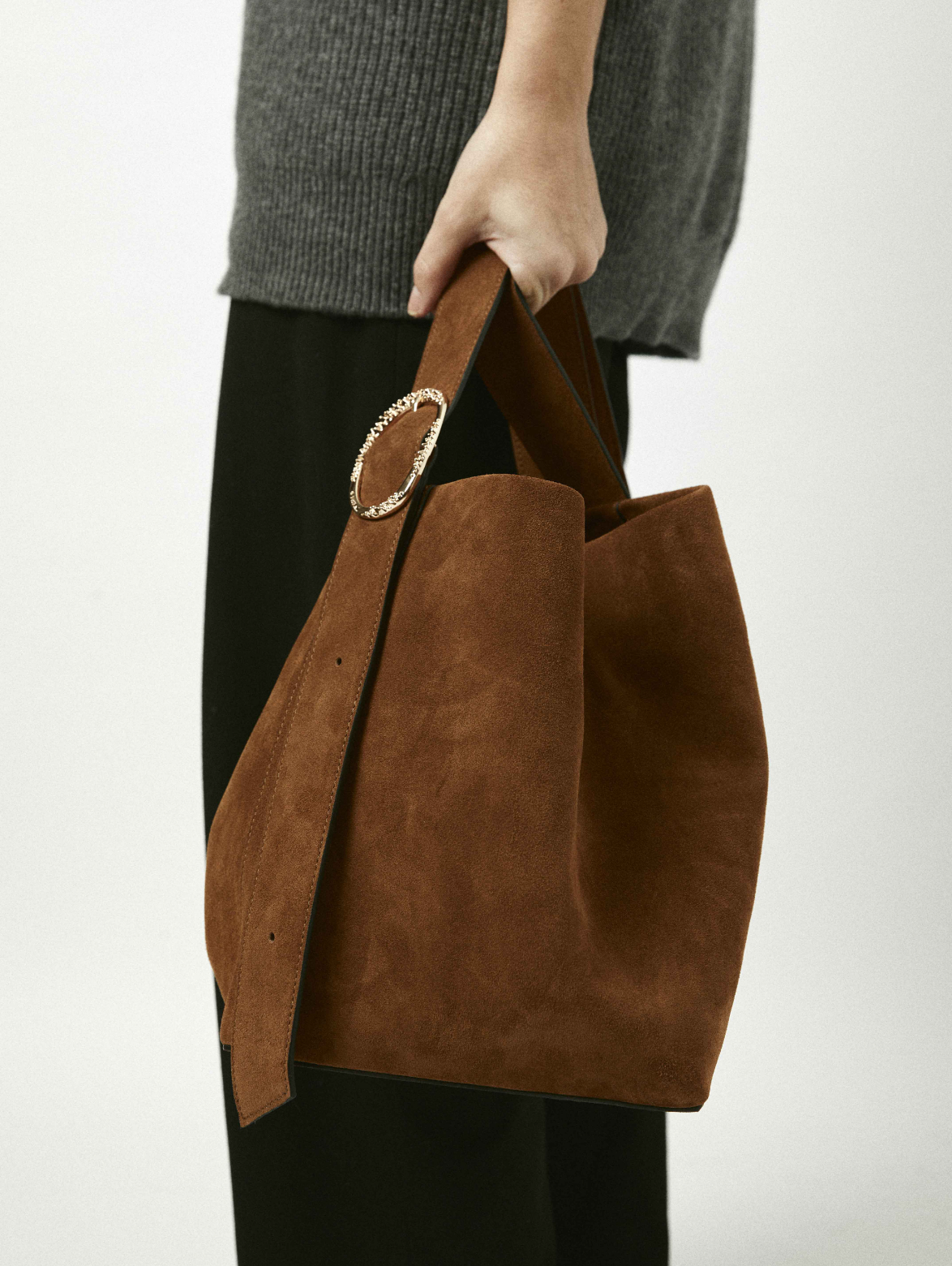 JIMENAS bolso le carré serraje cognac - Imagen 5