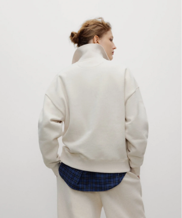 Alternative view of TNS polo mujer tns logo whisper white melange