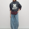 TNS sudadera logo mujer gris oscuro - Imagen 3