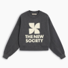 TNS sudadera logo mujer gris oscuro - Imagen 4