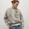 TNS sudadera mujer logo estampado serpiente