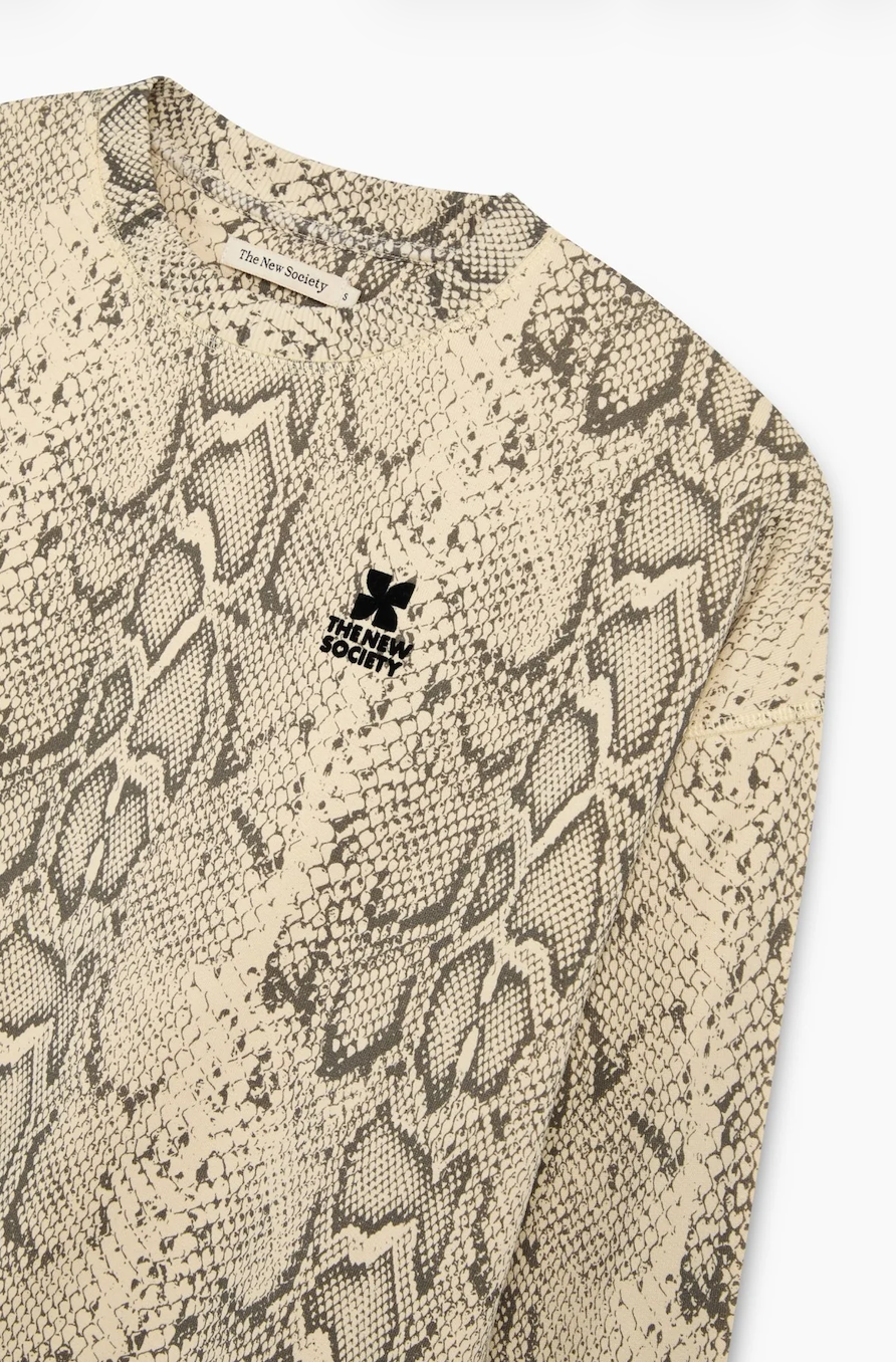 TNS sudadera mujer logo estampado serpiente - Imagen 5
