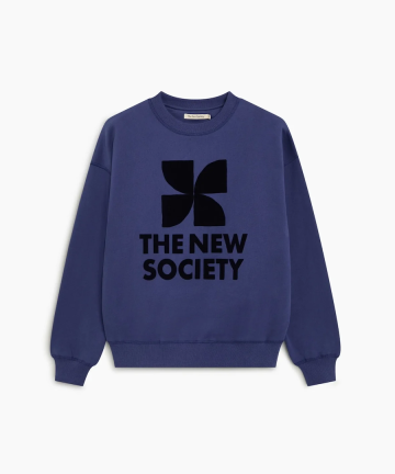TNS sudadera logo mujer azul depghts