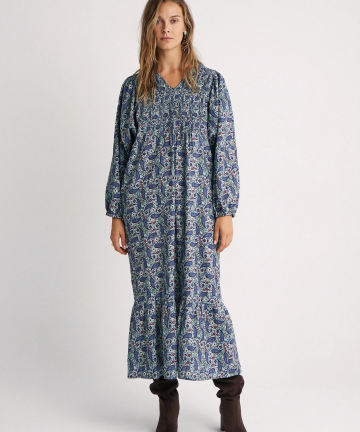 Magnolya vestido bernie blue pasley motifs