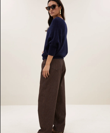 Alternative view of By Bar lew stripe jeans - copper stripe