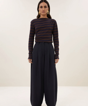 Alternative view of By Bar pantalón frida copper stripe