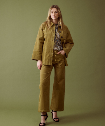 JoSephine pantalón curro verde micropana