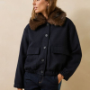 La Feé bomber azul marino galane