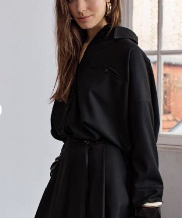 La Feé camisa grant negro
