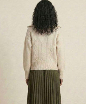 Alternative view of La Feé jersey guizmo ecru