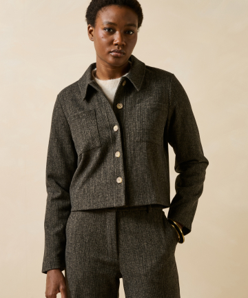 La Fee chaqueta daphne gris mezclilla