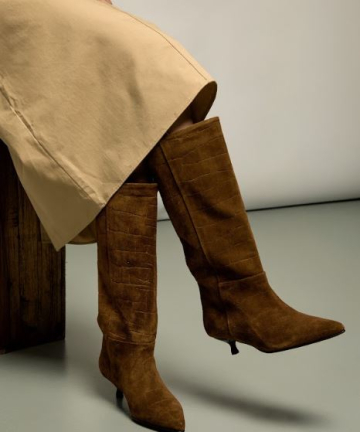 AUGUSTA botas sydney en ante marrón