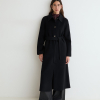 Yerse abrigo largo negro handmade - Imagen 7
