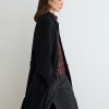 Yerse abrigo largo negro handmade - Imagen 6