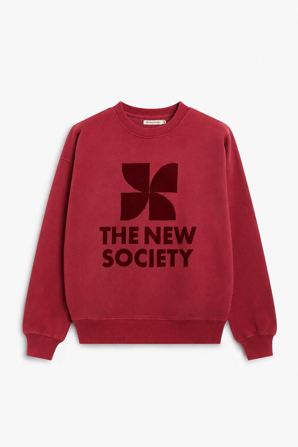 TNS sudadera mujer TNS logo rojo - Imagen 2