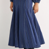 Magnolya falda leslie blue stripes