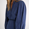 Magnolya blusa lisa blue stripes - Imagen 5