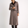 Magnolya falda ivet brown checks
