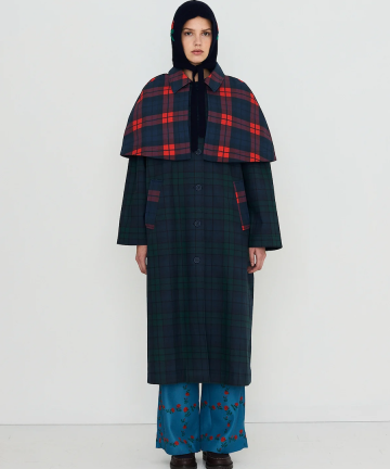 Tiny big sisters gabardina check largo