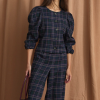 Sophie+Lucie chaqueta farol tartan azul - Imagen 2