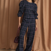 Sophie+Lucie chaqueta farol tartan azul - Imagen 3