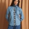 Sophie+Lucie blusa mabel denim azul