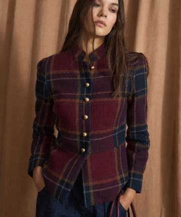 Sophie+Lucie chaqueta harvard margaret burgundy