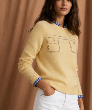 Alternative view of Sophie+Lucie jersey boston punto mantequilla