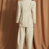 Sophie+Lucie chaqueta pinzas tricotina crudo - Imagen 6