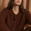 Sophie+Lucie chaqueta luisa punto marrón - Imagen 4