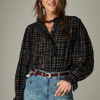 Maison Hotel blusa coco cuadros negros