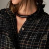 Maison Hotel blusa coco cuadros negros - Imagen 3