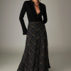 Maison Hotel falda nelly noir plaid - Imagen 2