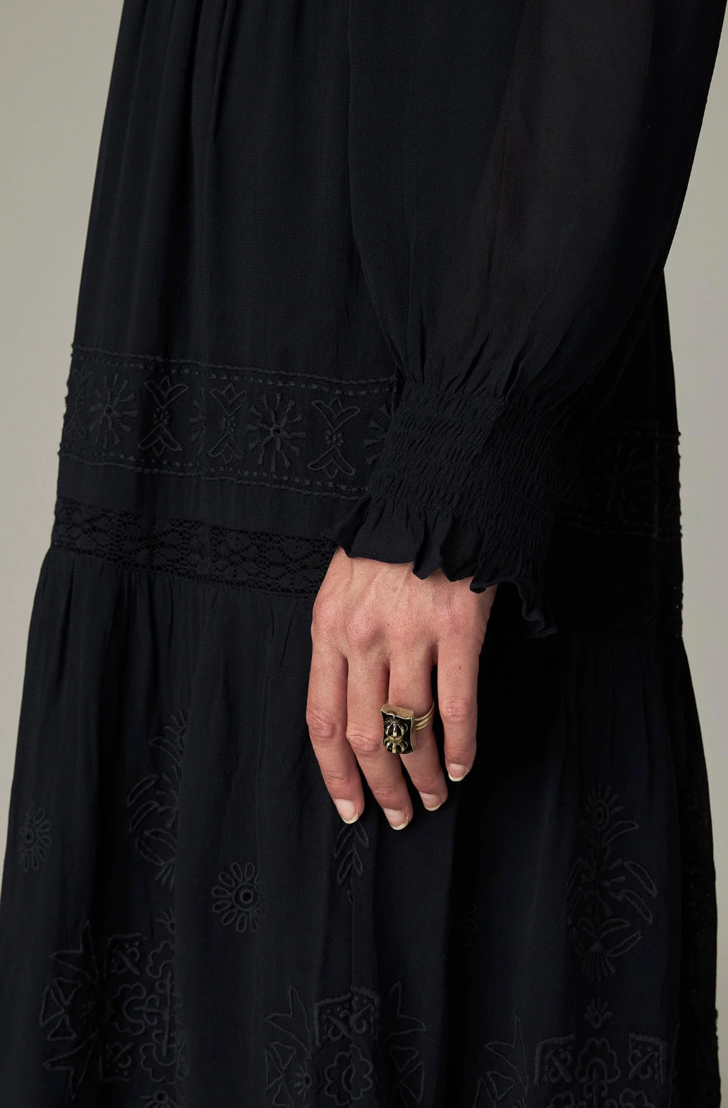 Maison Hotel susan dress nightblue - Imagen 6