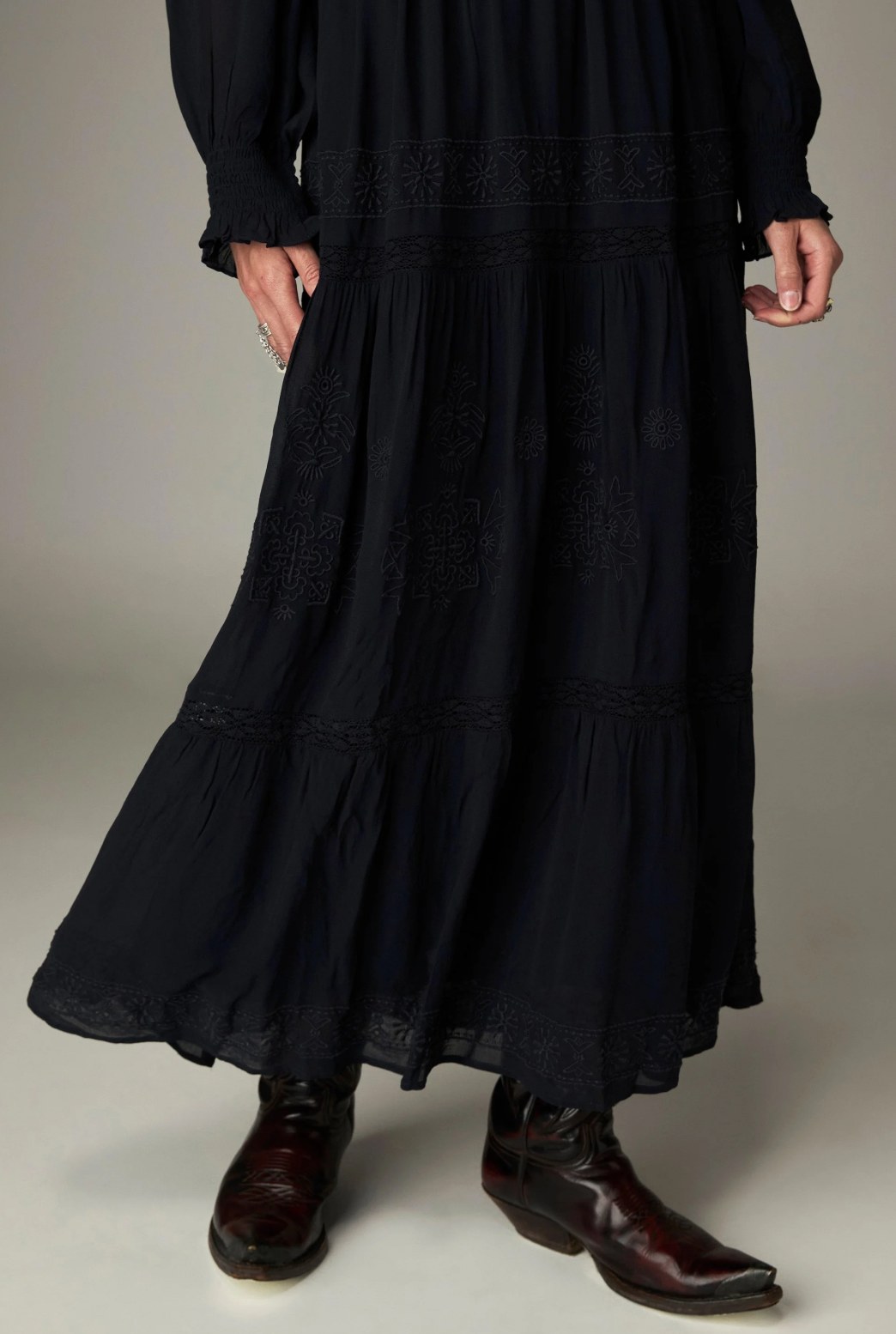 Maison Hotel susan dress nightblue - Imagen 7