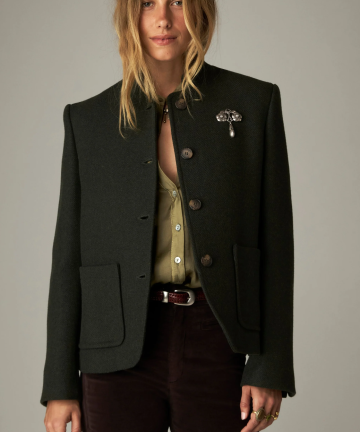 Maison Hotel chaqueta salao musgo