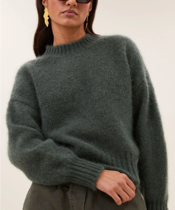 By Bar sonny pullover frosted olive