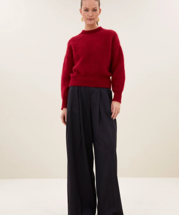 Alternative view of By Bar sonny pullover wine rose