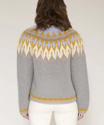 Alternative view of MKT jersey greca klelia gris