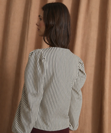 Alternative view of Sophie+Lucie chaqueta farol miniraya marrón