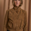 Sophie+Lucie chaqueta bomber ante ocre