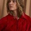 Sophie+Lucie chaqueta paloma terciopelo rojo - Imagen 5