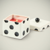Paddywax vela lucky dice roja
