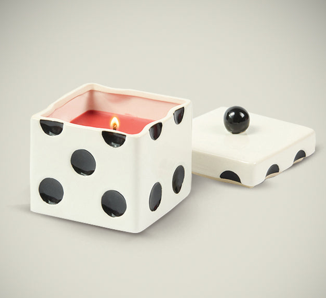 Paddywax vela lucky dice roja