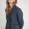 Magnolya chaqueta filip navy turquoise
