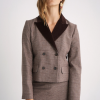 Magnolya chaqueta filip brown checks