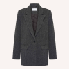Bybar nes herringbone blazer dark grey melee - Imagen 5